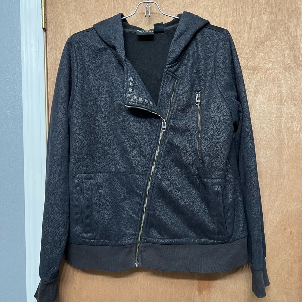 Volcom hoodie zip-up size L 14